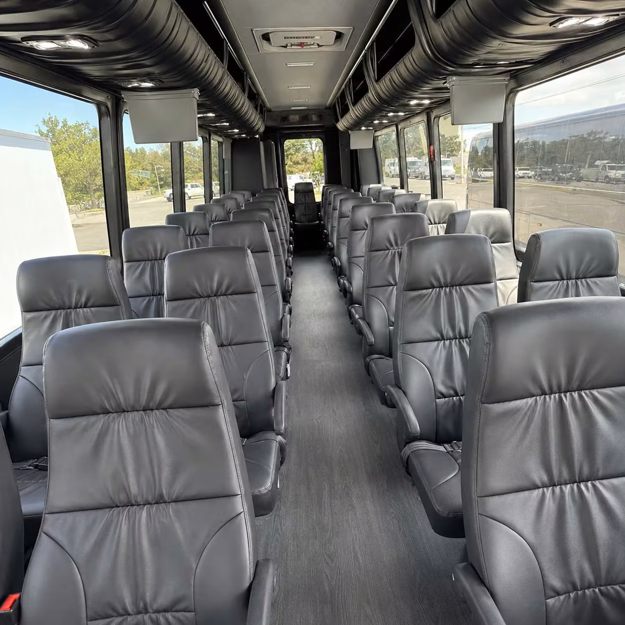 25 passenger minibus interior