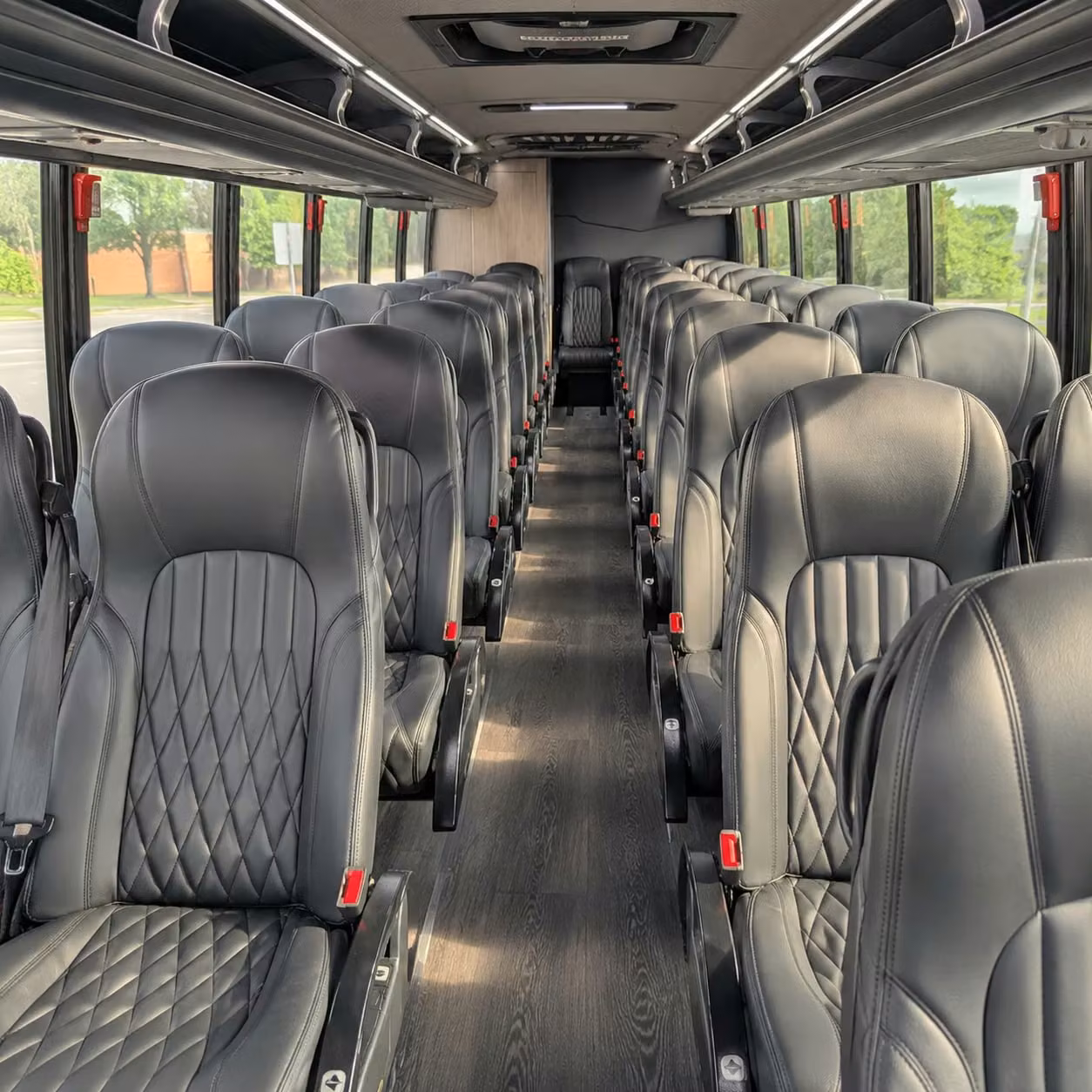 30 passenger minibus interior