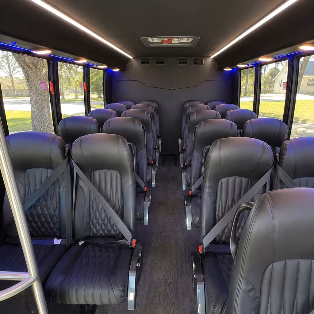 35 passenger minibus inside