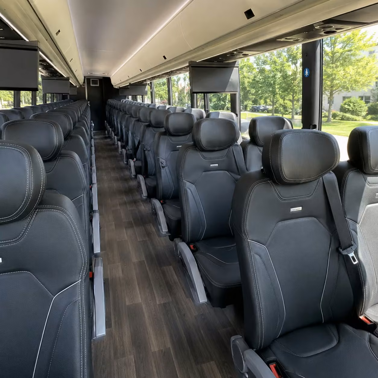 murfreesboro charter bus rental interior